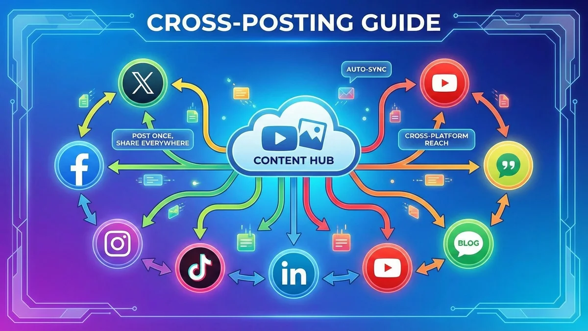 Guide complet du cross-posting réseaux sociaux