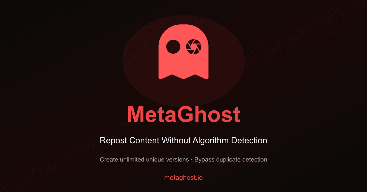 MetaGhost Demo : Repostez sans detection